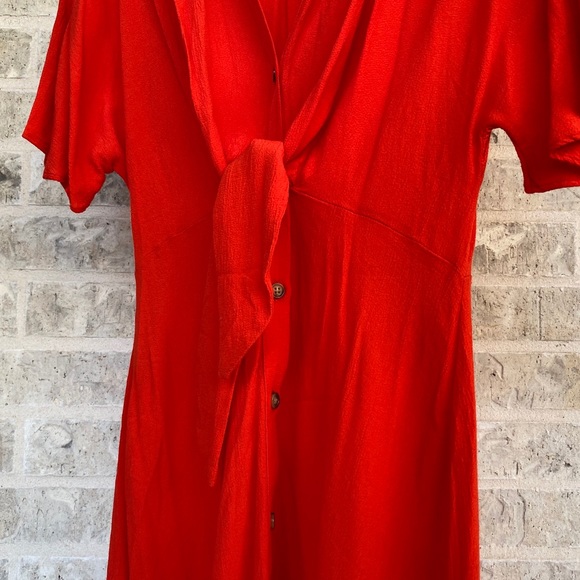 Zara tie front dress - Picture 3 of 4
